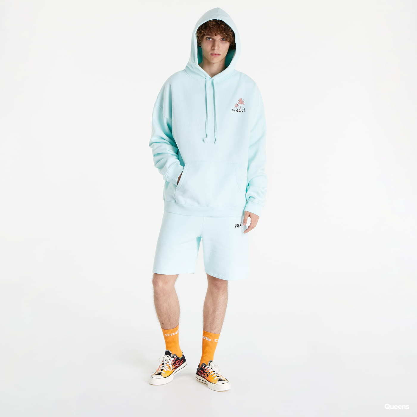 Sweatshirts PREACH Oversized Palm Logo Hoodie Tyrquoise