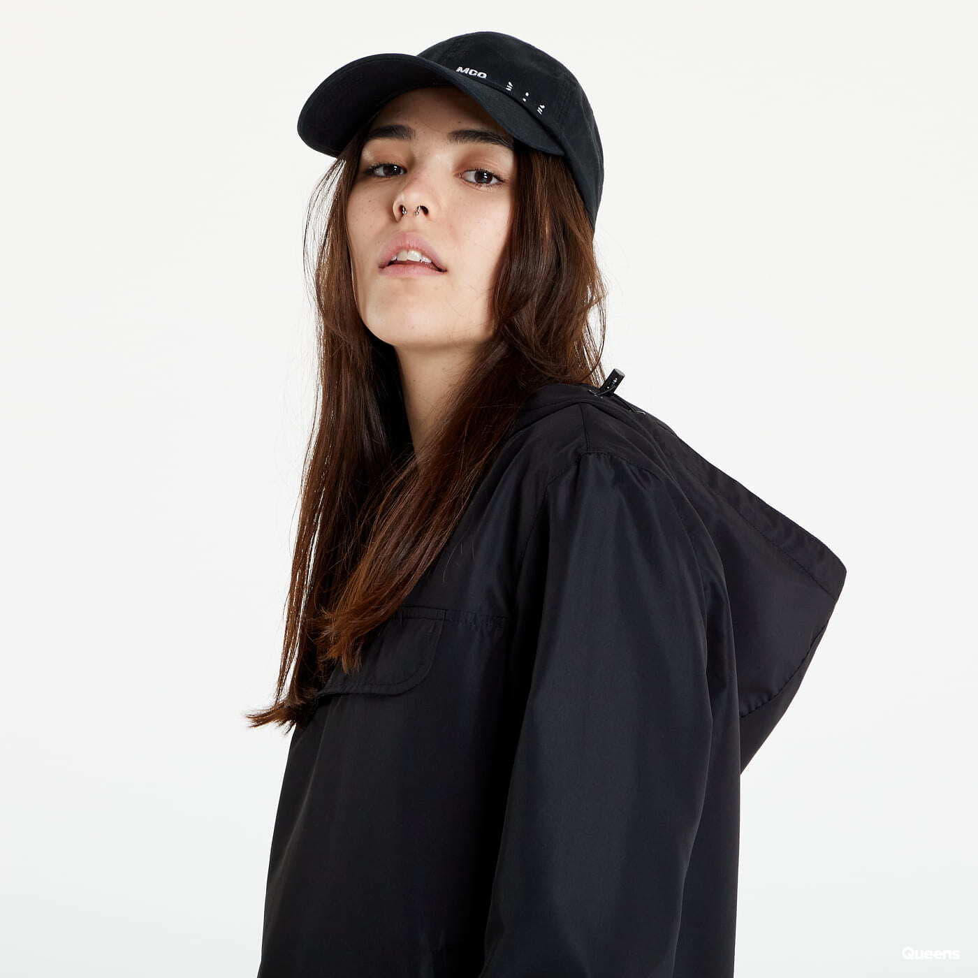 Αντιανεμικά Urban Classics Ladies Recycled Basic Pull Over Jacket Black