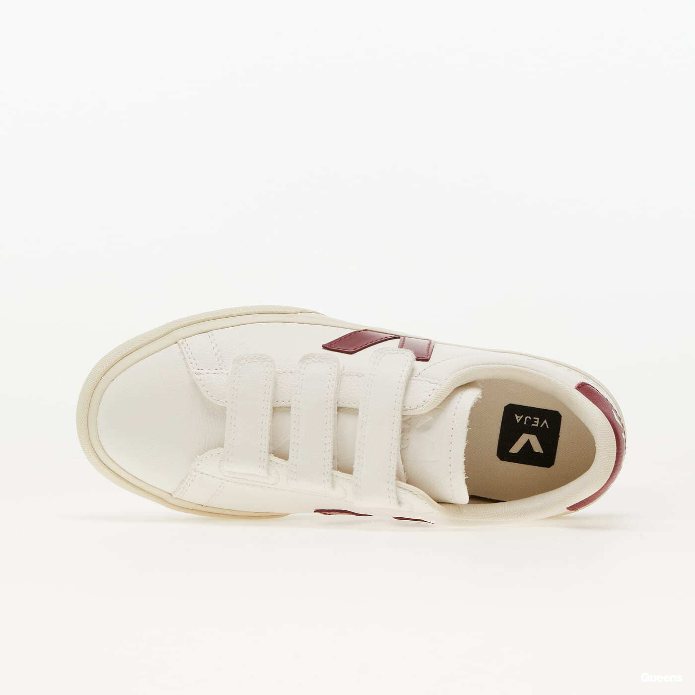 VEJA★RECIFE LOGO★ベルクロ★EXTRA WHITE/MARSALA Veja Recife Leather Sneaker