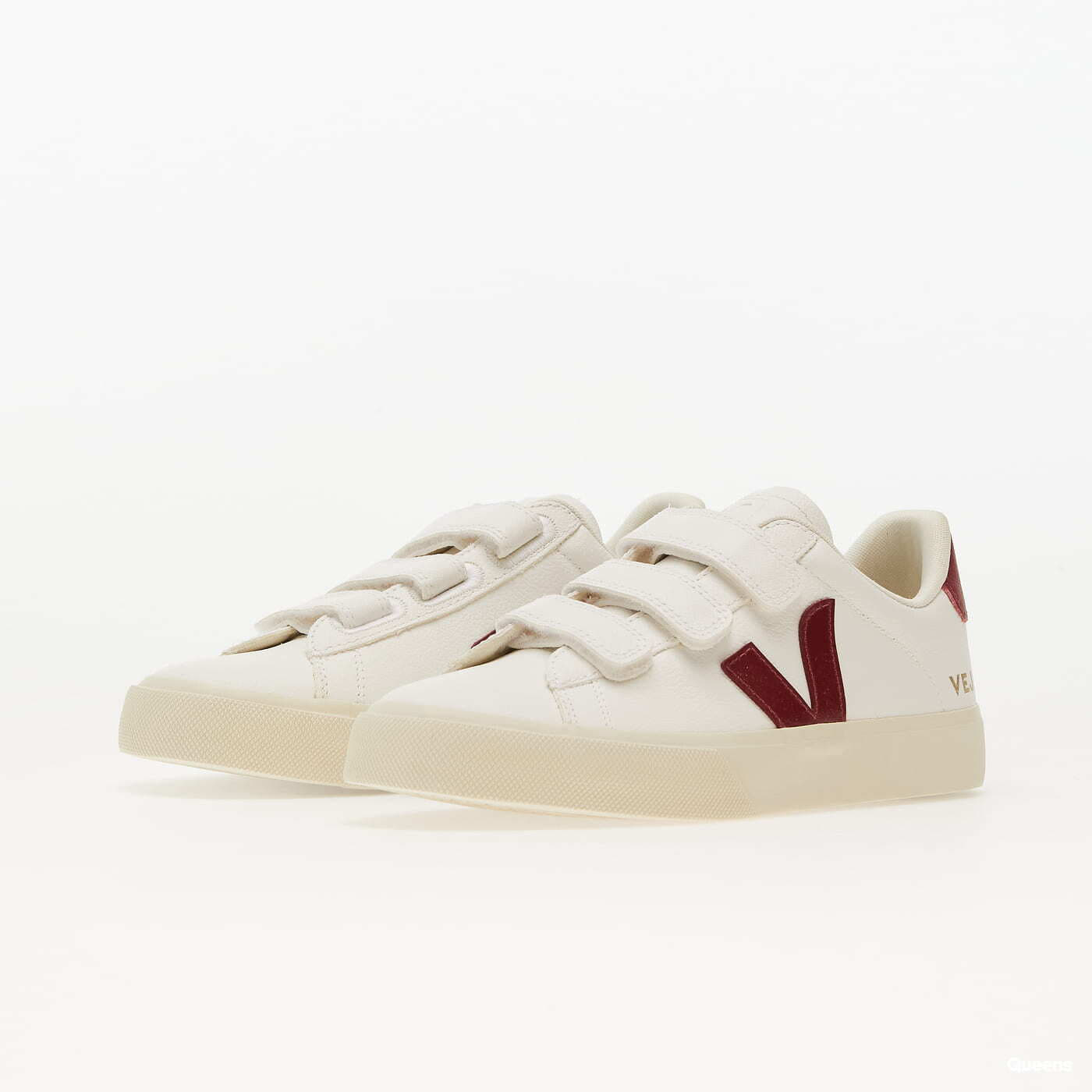 Men s shoes Veja Recife Chrome Free Leather Marsala White Queens
