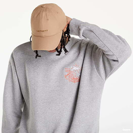 Beige best sale reebok sweatshirt