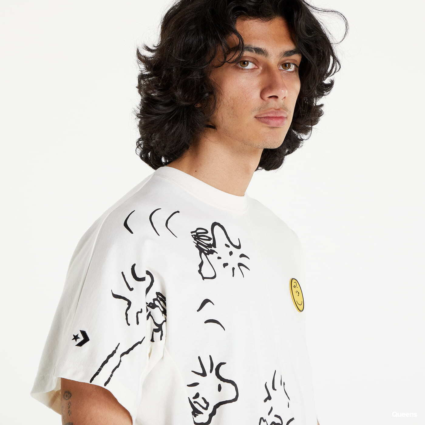 T-Shirts Converse x Peanuts Shapes Tee Cream