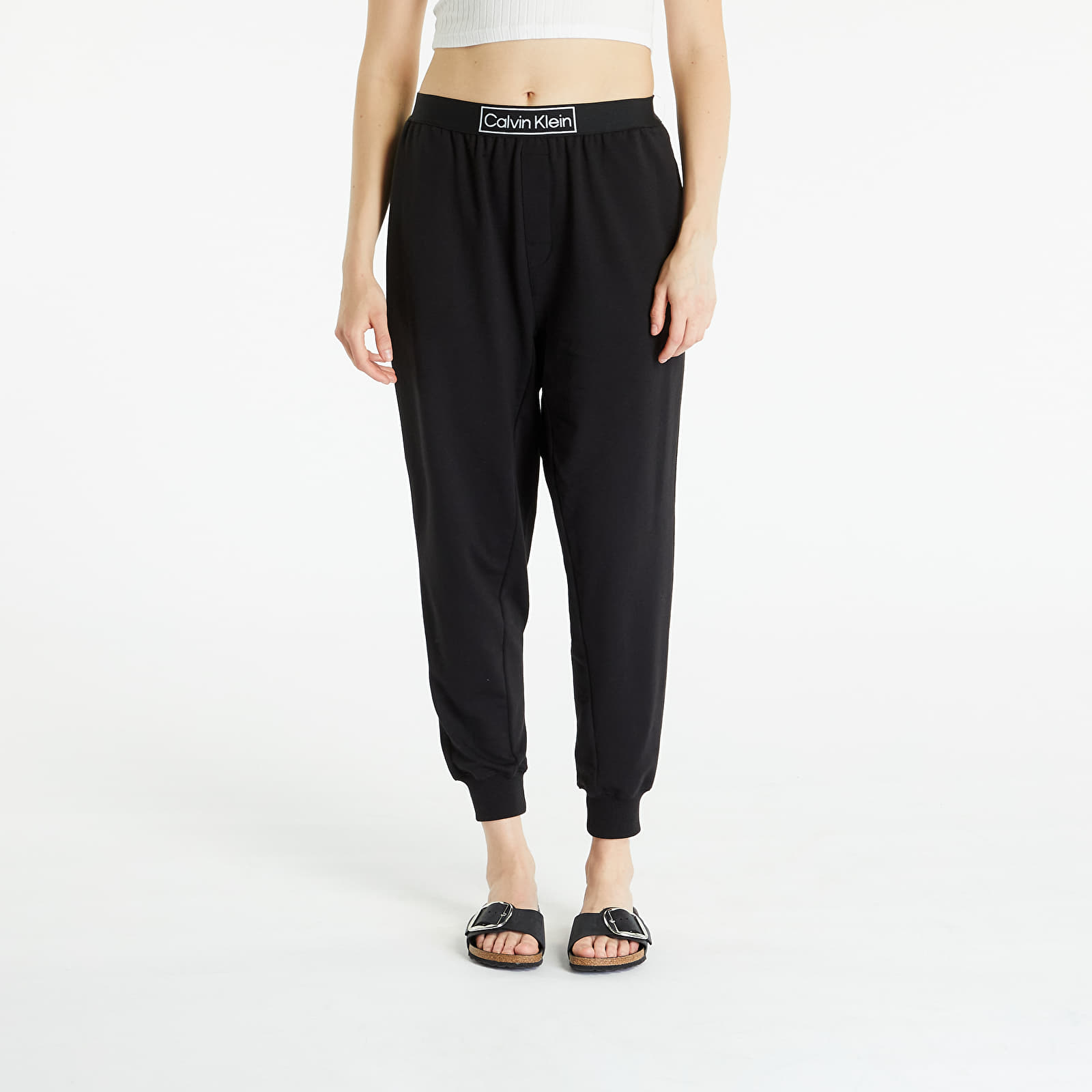 Black calvin klein joggers clearance