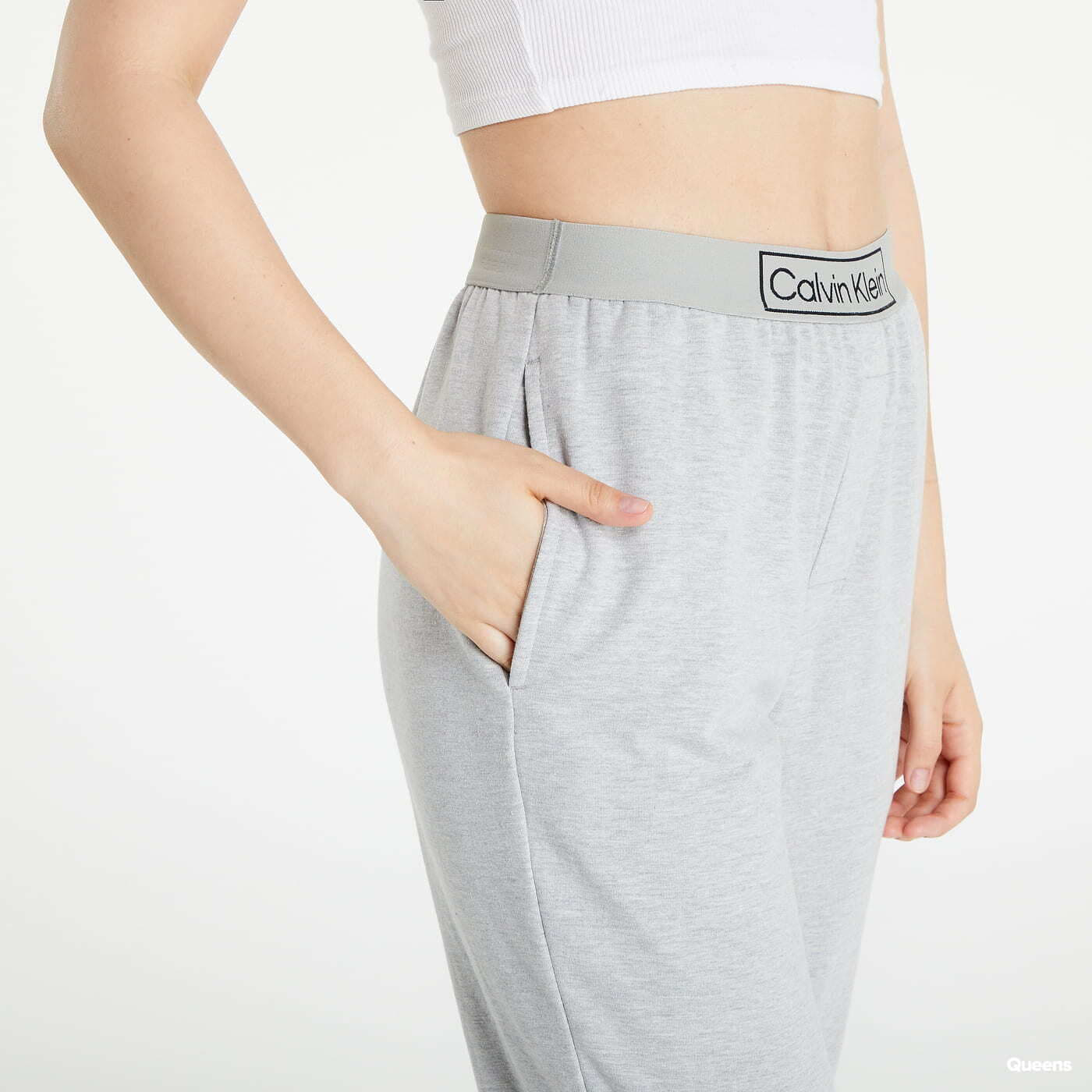 Tepláky Calvin Klein Reimagined Heritage Lounge Joggers Grey