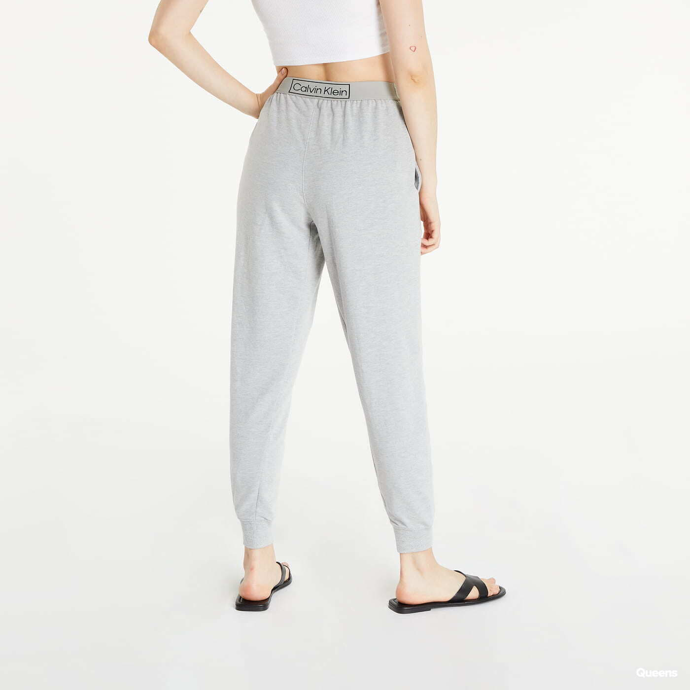 Tepláky Calvin Klein Reimagined Heritage Lounge Joggers Grey