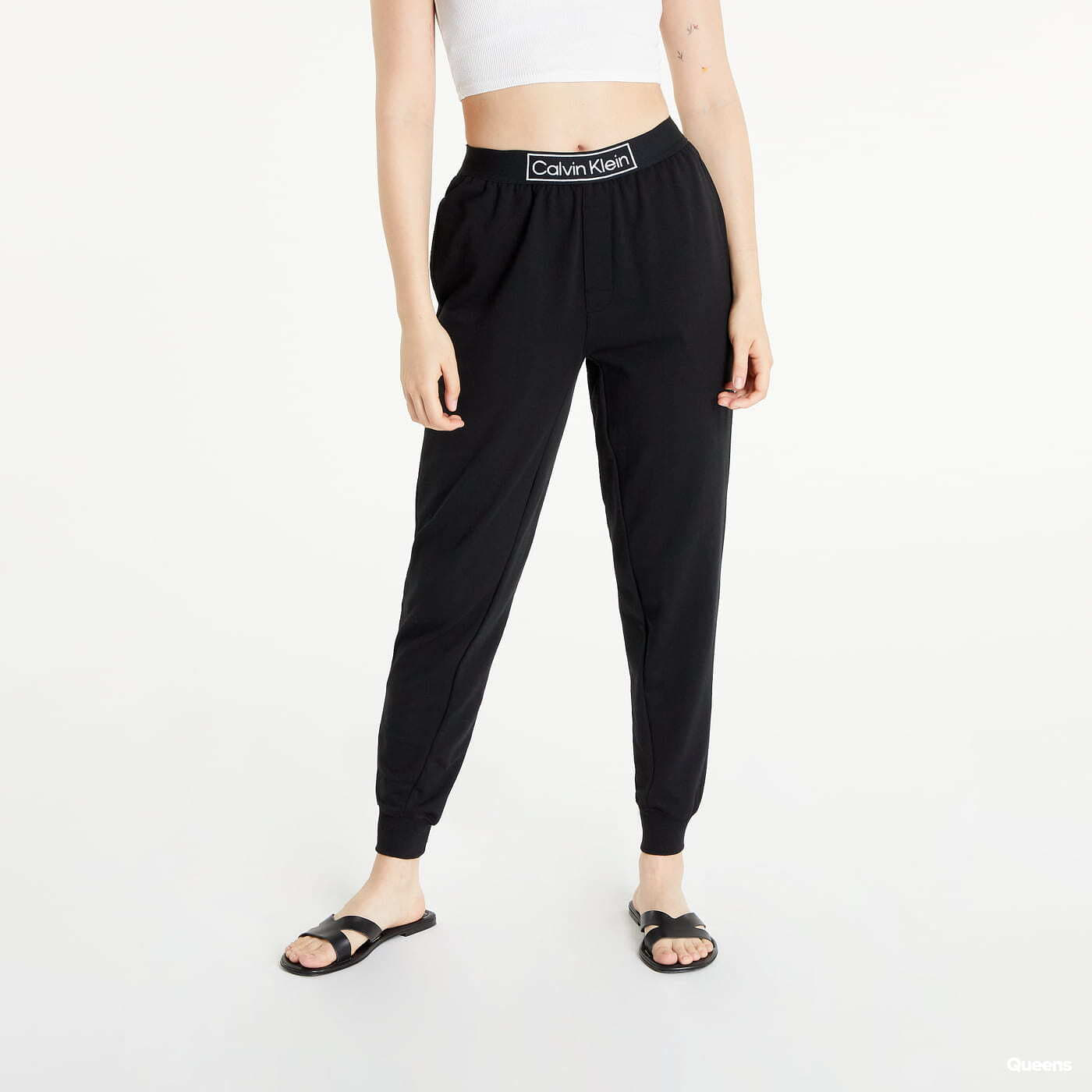 Sweatpants Calvin Klein Reimagined Heritage Lounge Joggers Black Queens