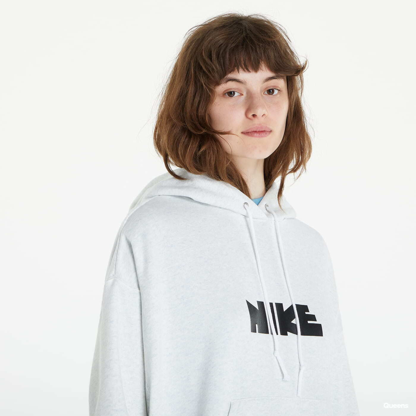 Nike sportswear swoosh hoodie white top