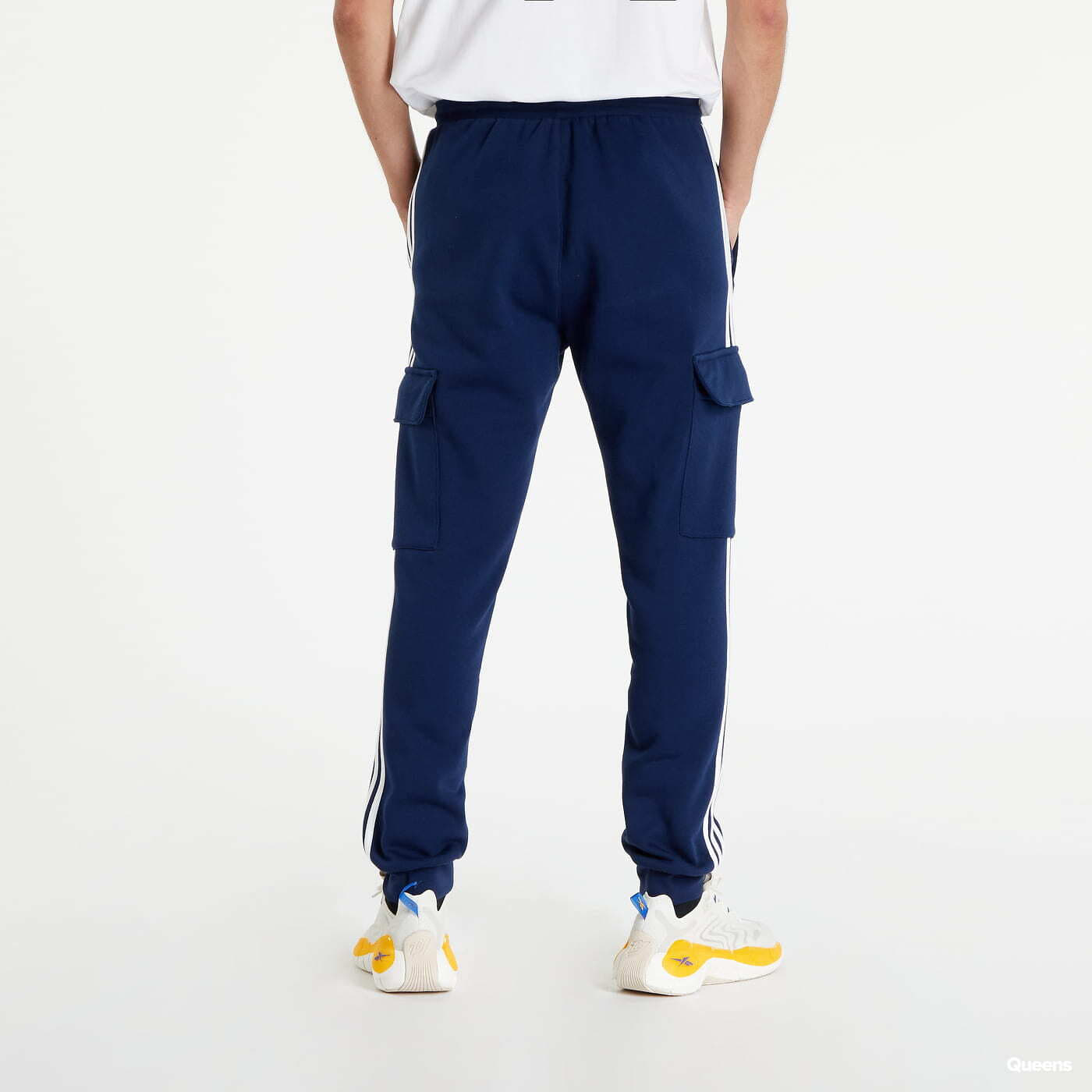 Tepláky adidas Originals 3 Stripe Cargo Pants Navy