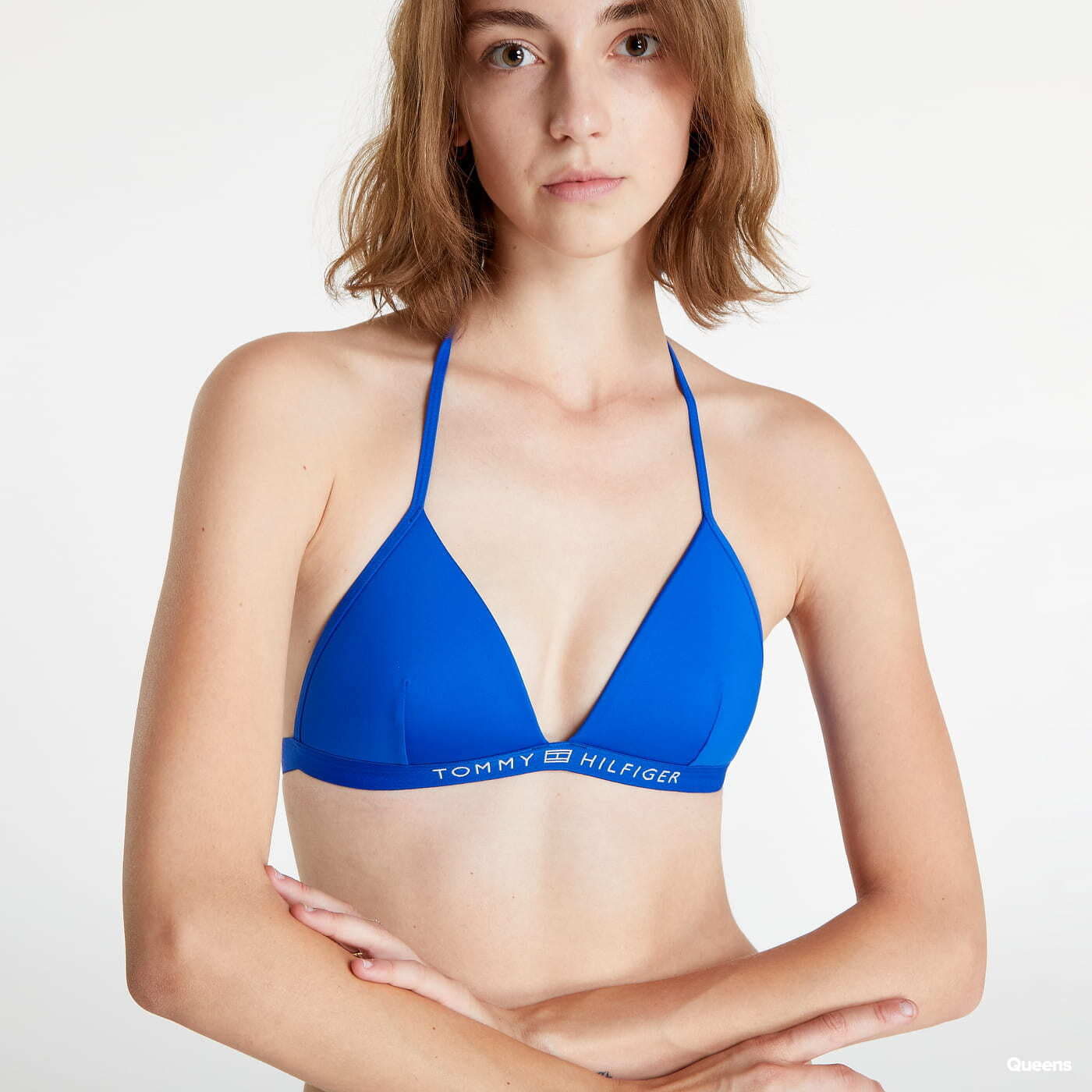 Stroje kąpielowe TOMMY JEANS Triangle Fixed Foam Blue