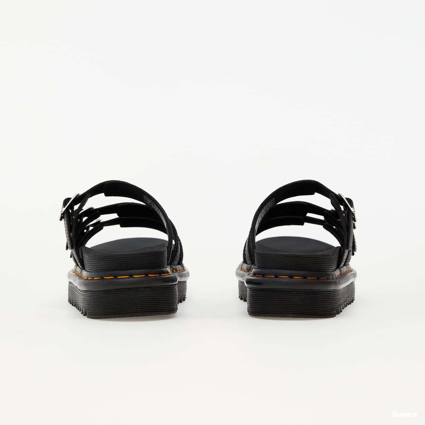 Sneakers und Schuhe für Frauen Dr. Martens Blaire Leather Slide Sandals Black