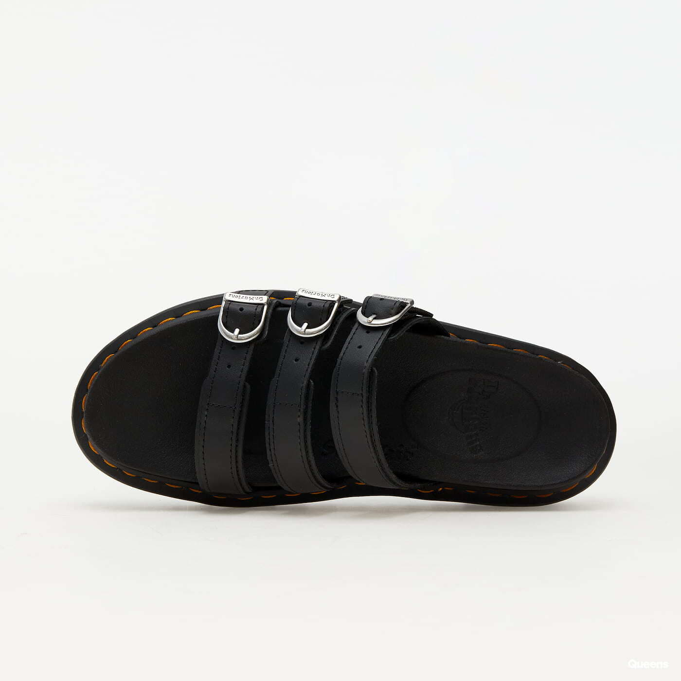 Sneakers und Schuhe für Frauen Dr. Martens Blaire Leather Slide Sandals Black