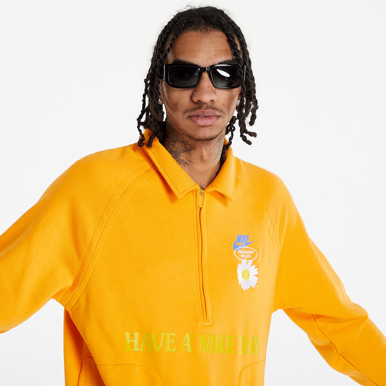 T-shirts Nike Men's Long-Sleeve Mid Layer Top Orange
