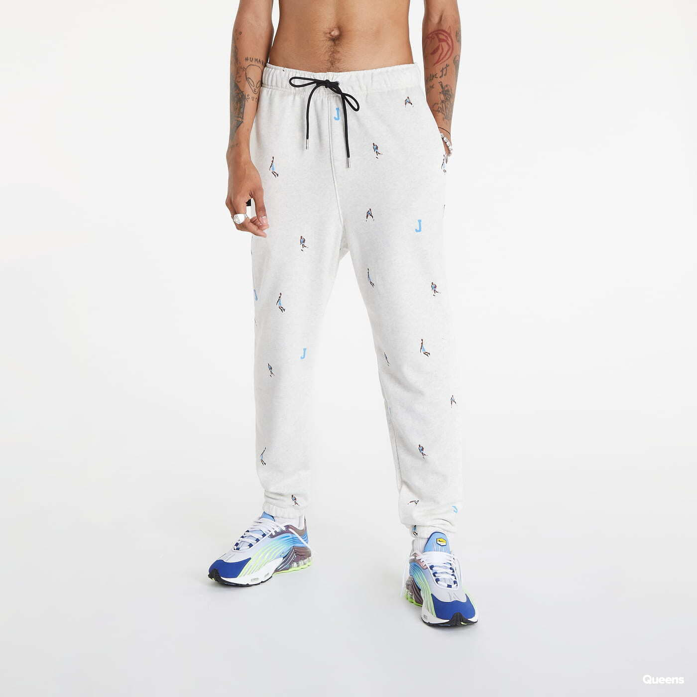Φόρμες Nike Men's Printed Fleece Pants White