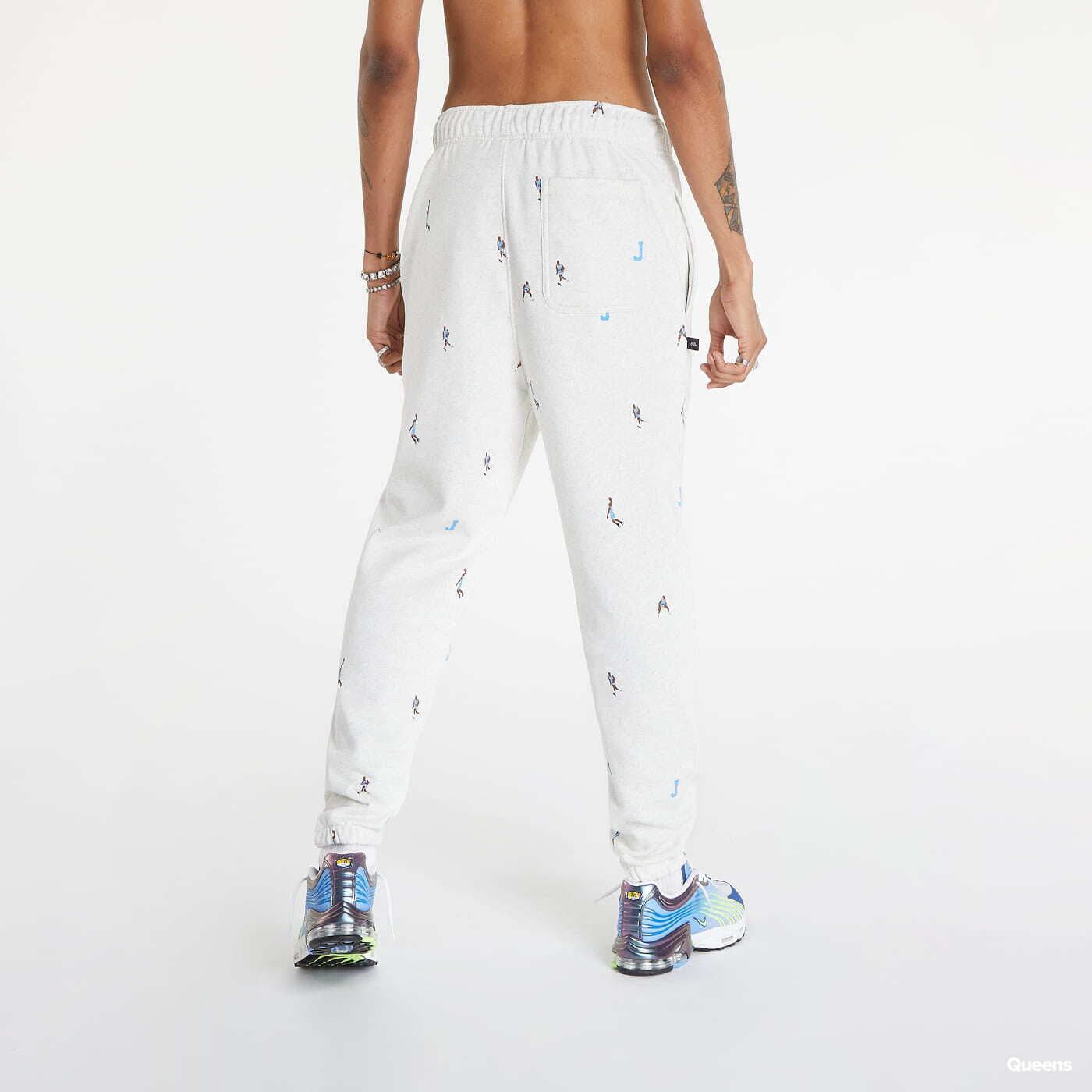 Φόρμες Nike Men's Printed Fleece Pants White