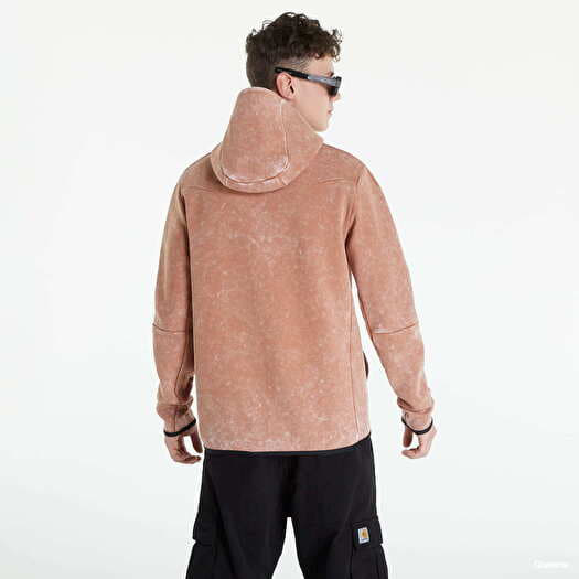 Sweatshirts et pulls Nike NSW Tech Fleece Wash Full Zip Hoodie Mineral Clay Black Queens