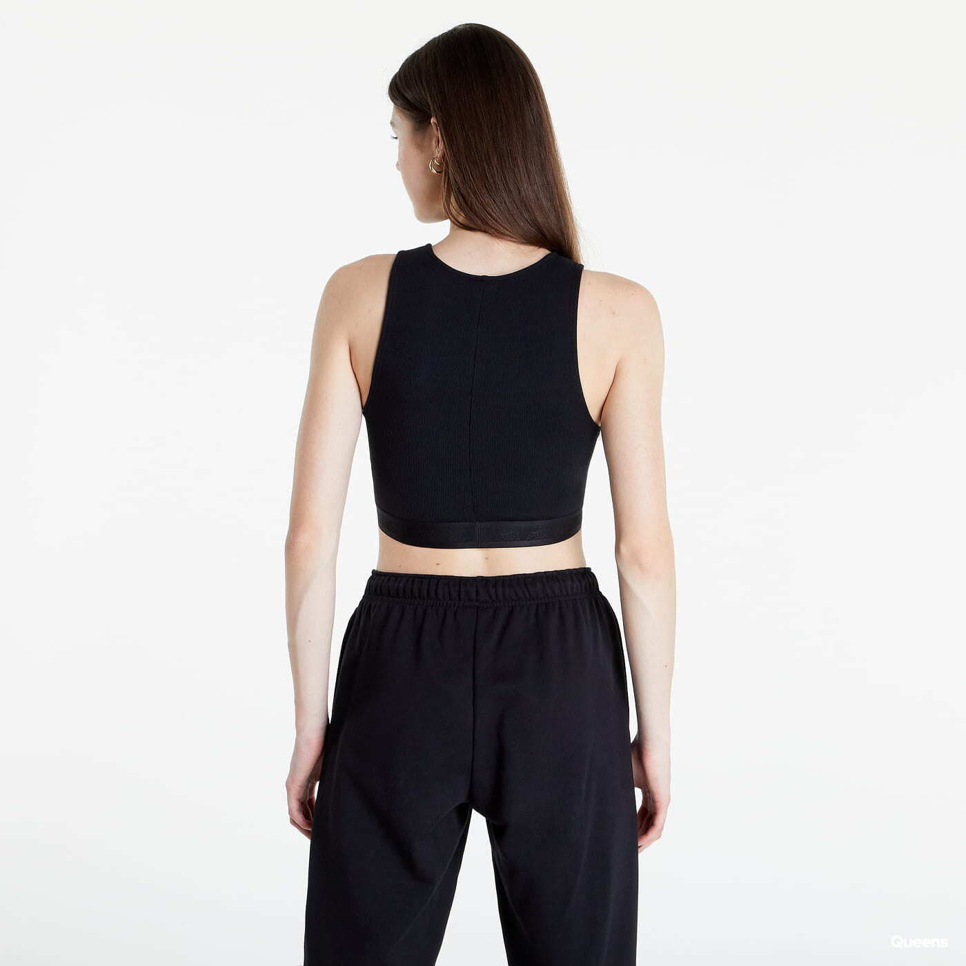 Tank tops Nike NSW Air Ribbed Tank Top Black/ White