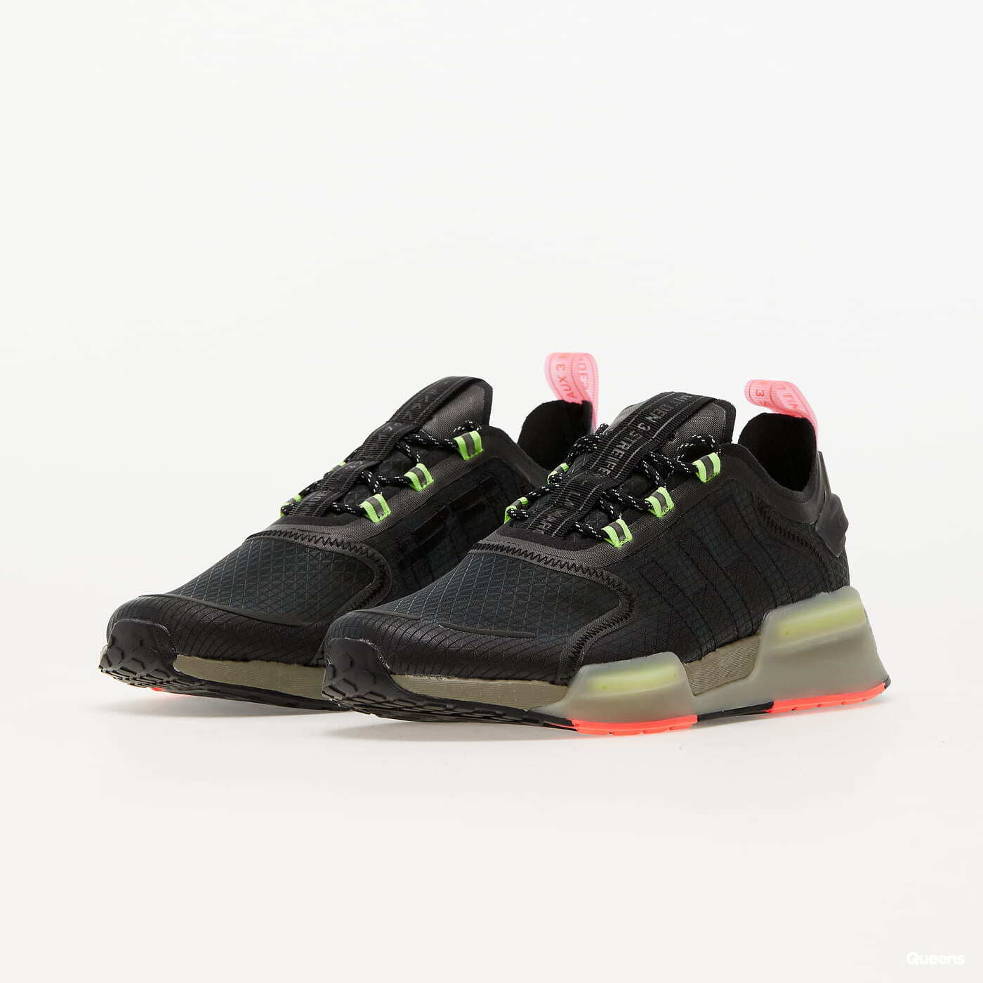 Pánske tenisky a obuv adidas Originals NMD_V3 Core Black/ Core Black/ Signal Green