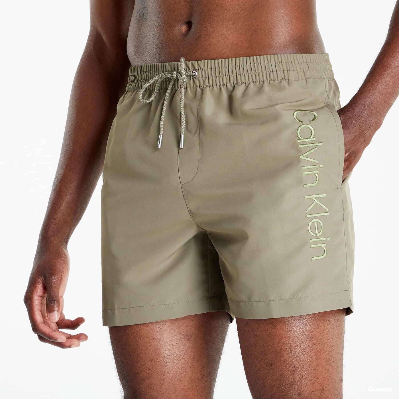Calvin klein green swim shorts online