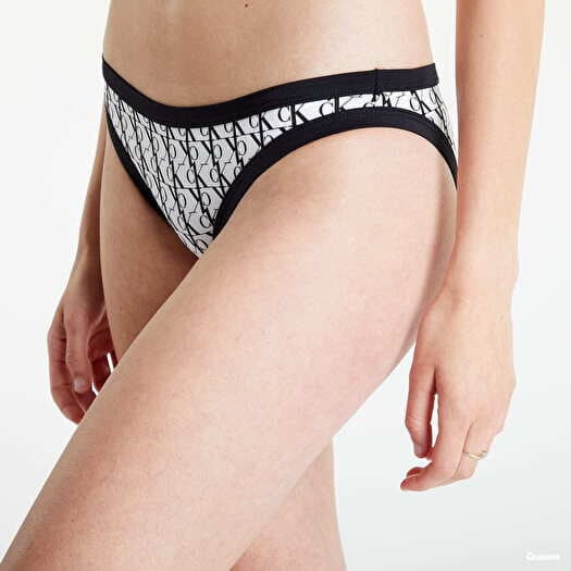 Badeanzuge Calvin Klein Bikini Bottom CK One White Black Queens