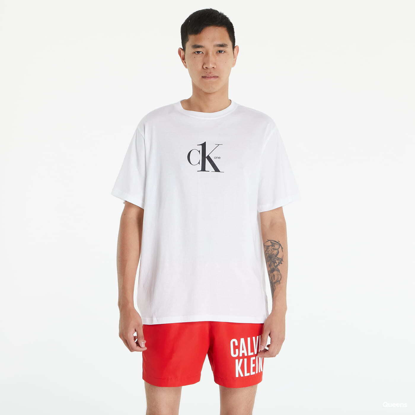 T-Shirts Calvin Klein Organic Cotton Beach T-shirt CK One White