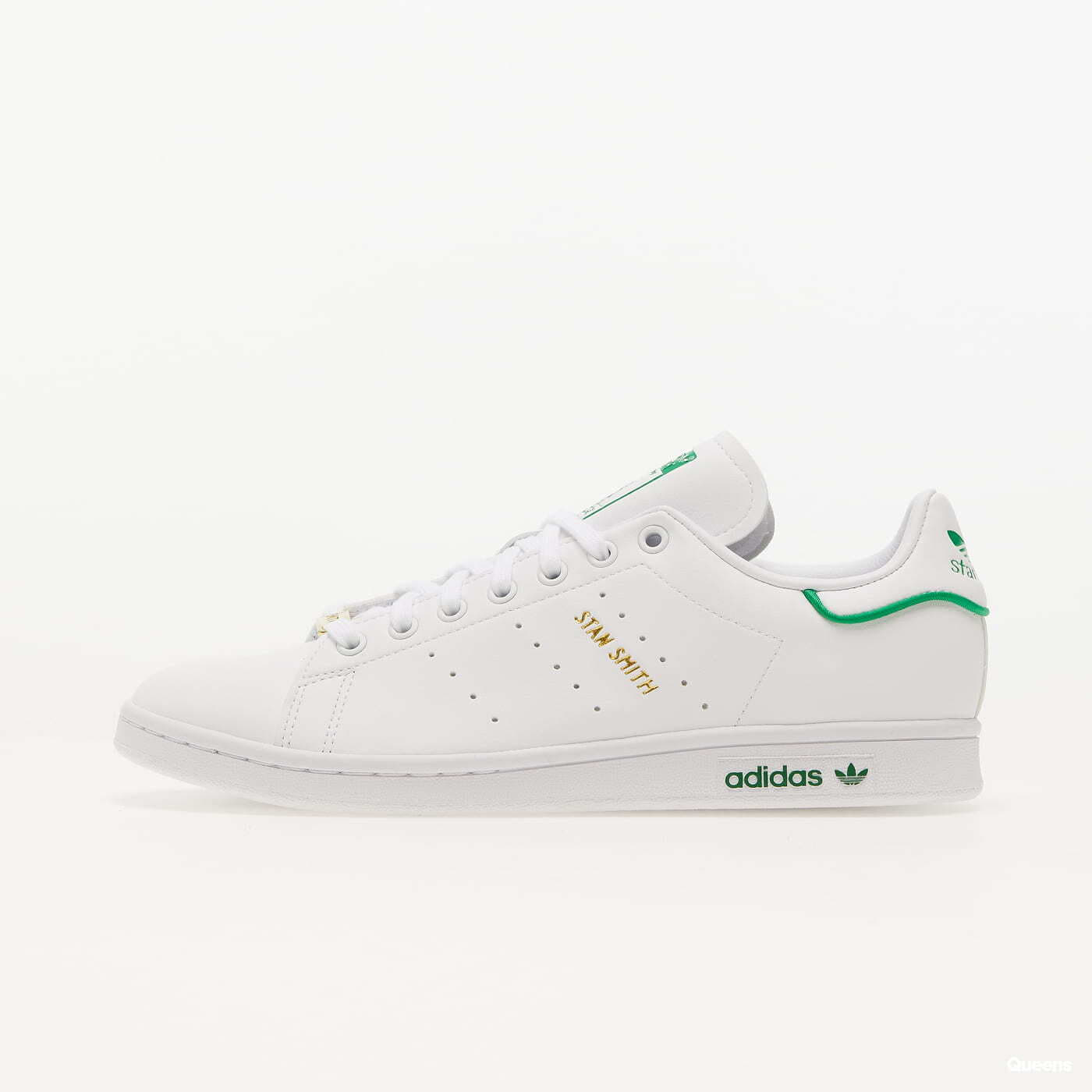 Men's sneakers and shoes adidas Originals Stan Smith Cloud White/ Green/ Active Purple