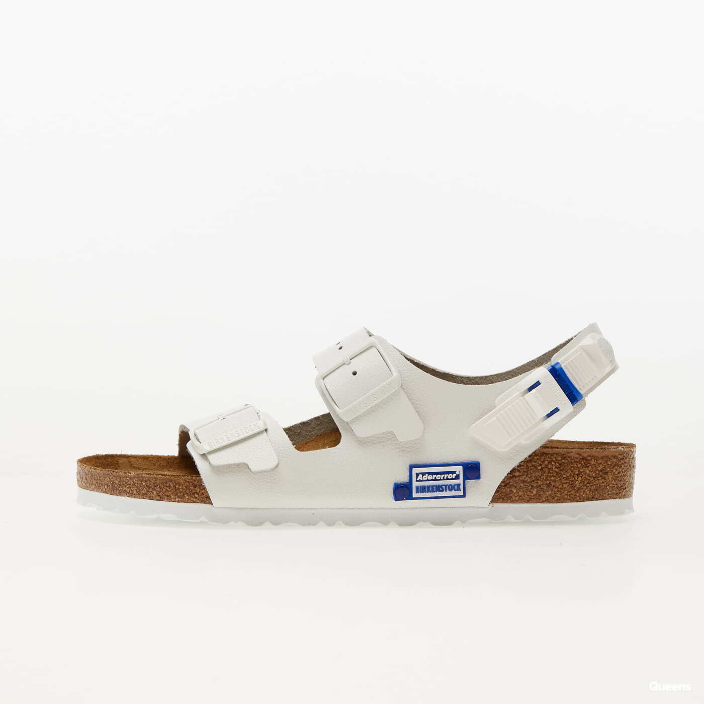 Șlapi Birkenstock x Ader Error Milano Tech white