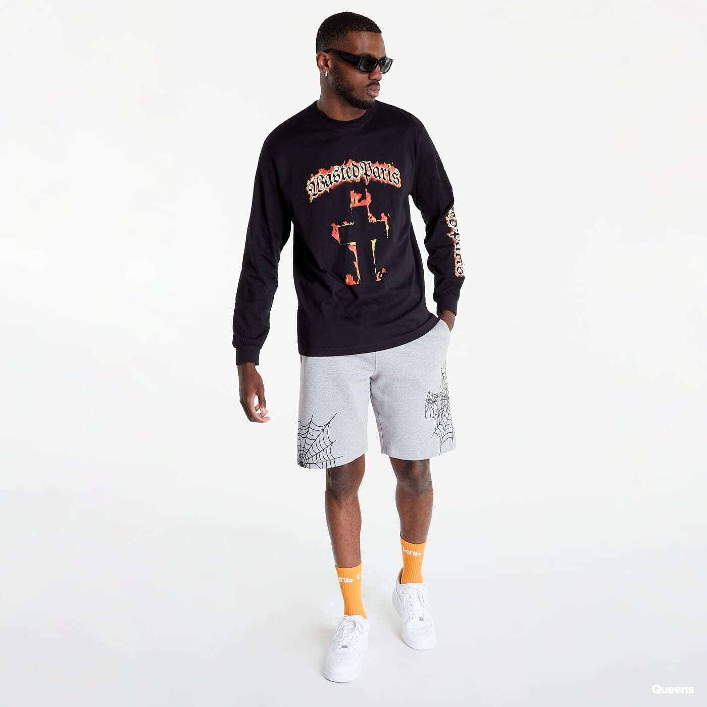 Camisetas Wasted Paris Long Sleeve Crossfire černé