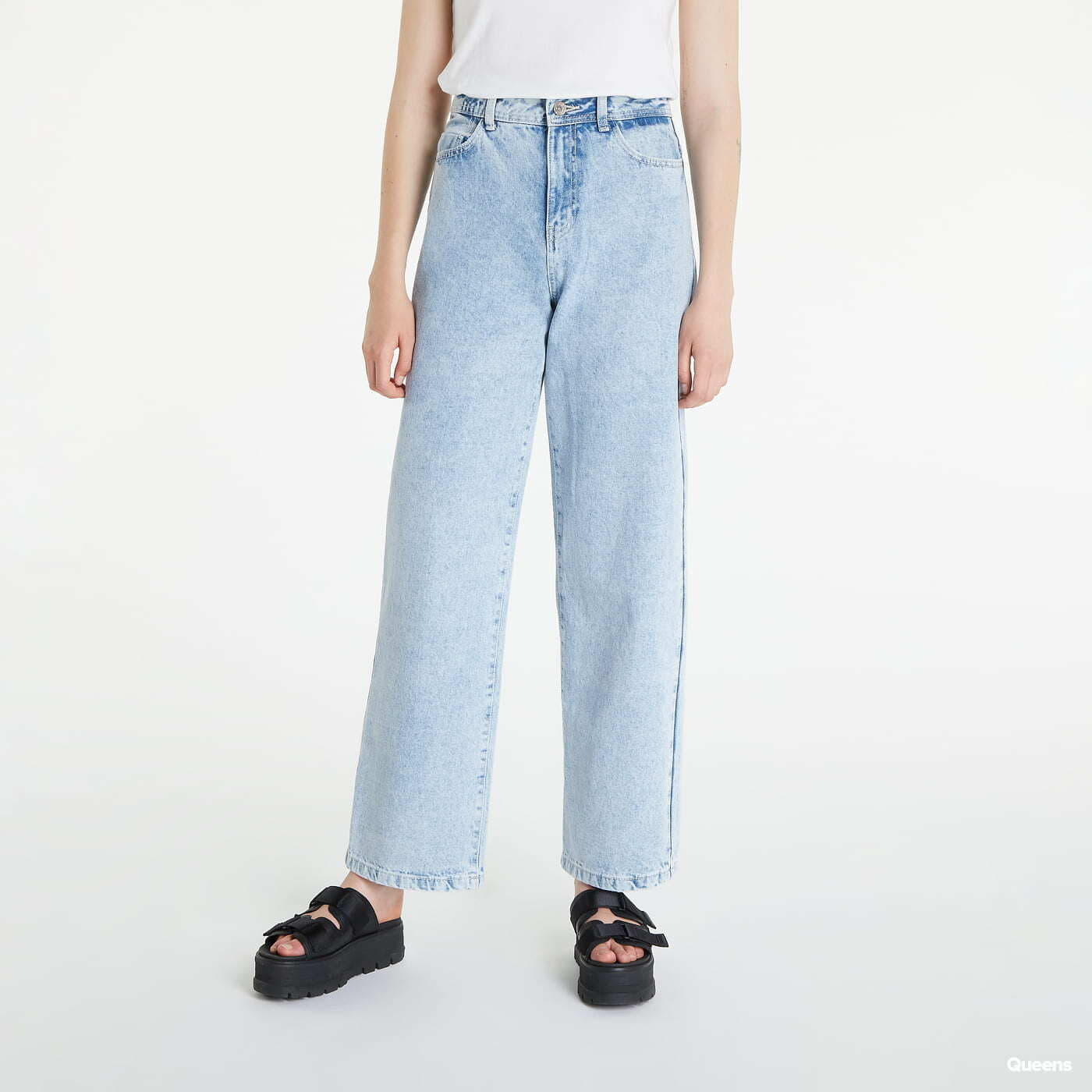 Jeans Noisy May Drew HW Wide Leg Jeans Blue