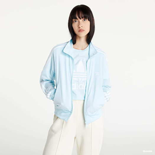 Adidas jacket light blue best sale