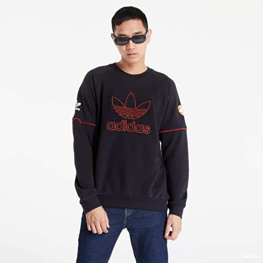 Black adidas originals jumper top