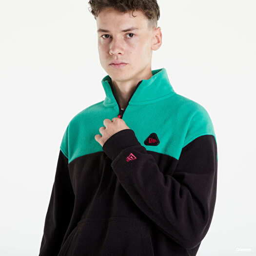 Quarter zip fleece hoodie sales