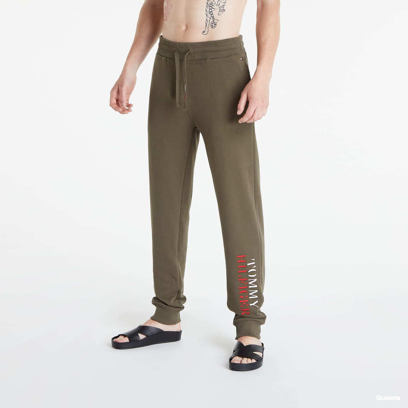 Pantalon de survêtement Tommy Hilfiger Ultra Soft Logo Drawstring Joggers Pants Green