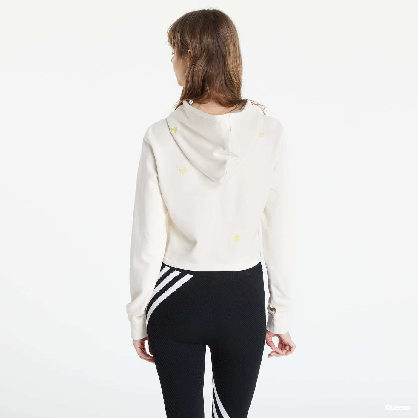 Hoodies and sweatshirts  adidas Originals Cropped Hoodie Beige