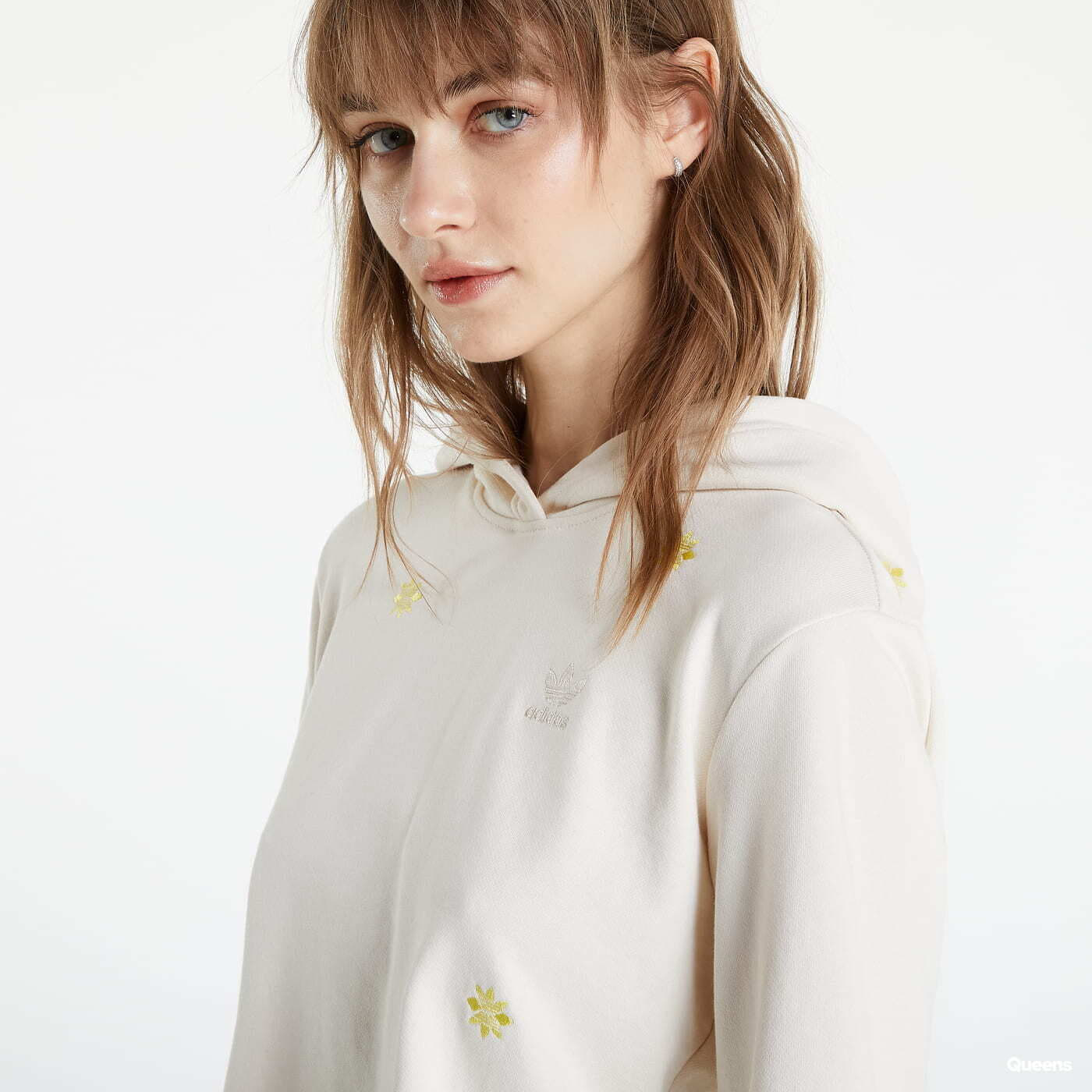 Sweatshirts adidas Originals Cropped Hoodie Beige Queens