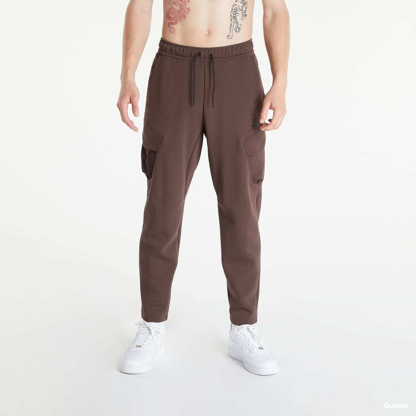 Tepláky Nike NSW Tech Fleece Utility Pants S Baroque Brown/ Baroque Brown/ Black S