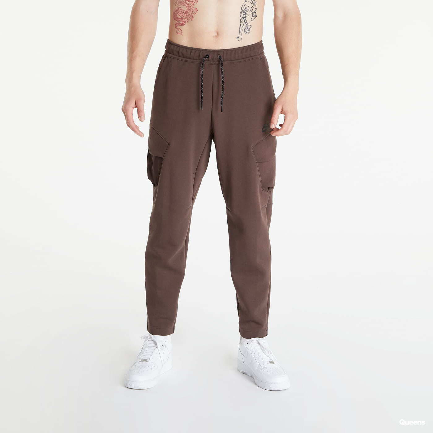 Sweatbroeken Nike NSW Tech Fleece Utility Pants S Baroque Brown/ Baroque Brown/ Black