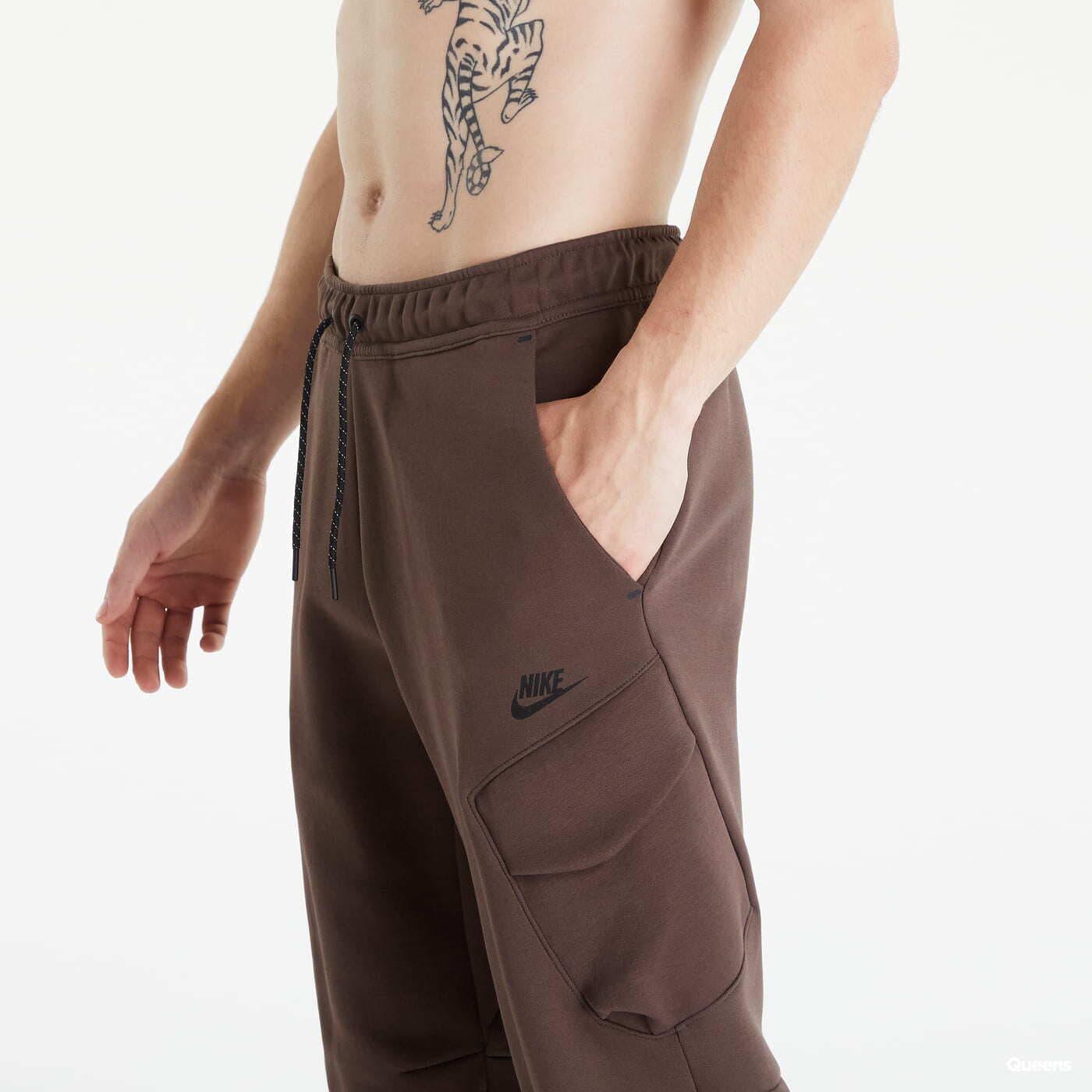 Sportinės kelnės Nike NSW Tech Fleece Utility Pants S Baroque Brown/ Baroque Brown/ Black