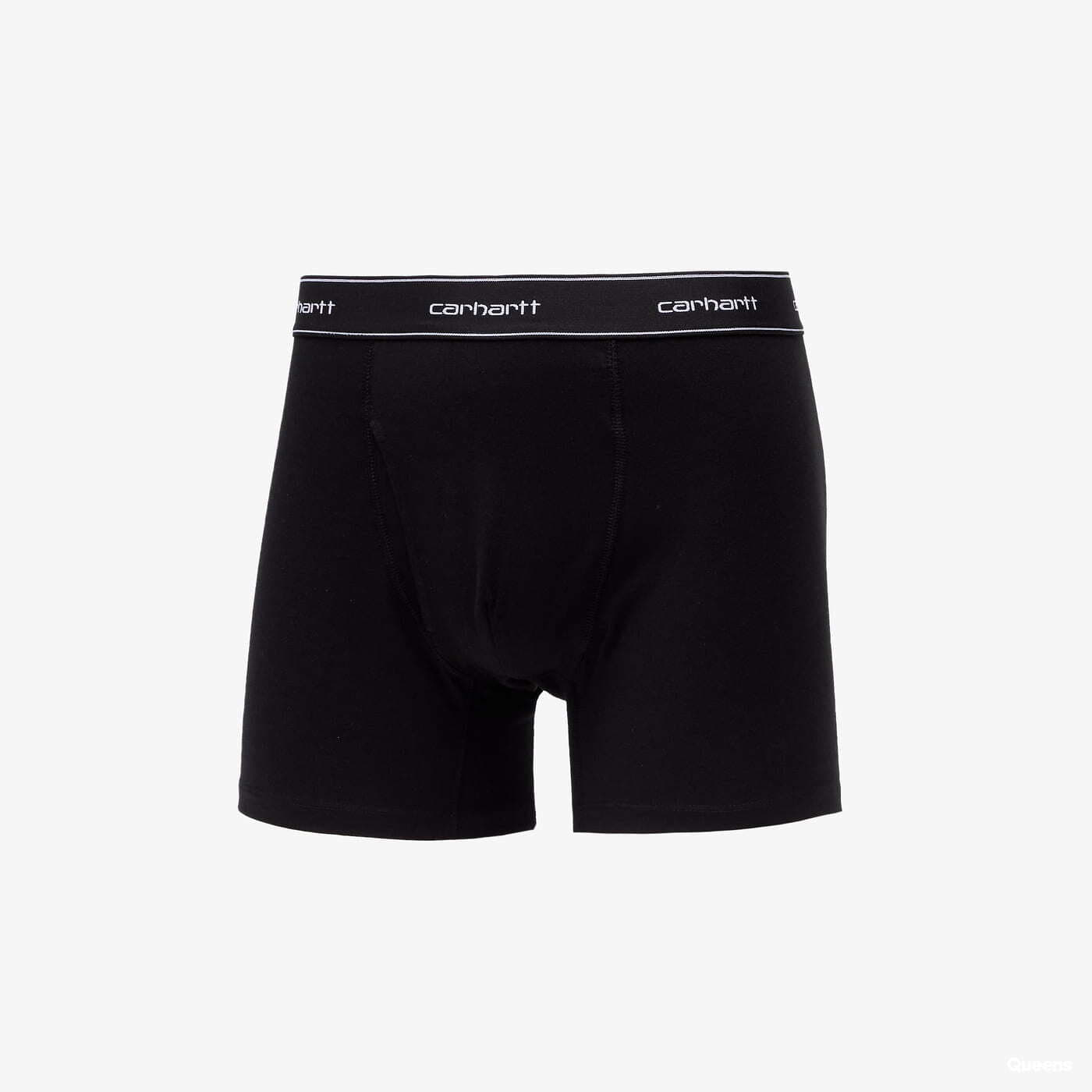 Boxerky Carhartt WIP Cotton Trunks 2-Pack Black