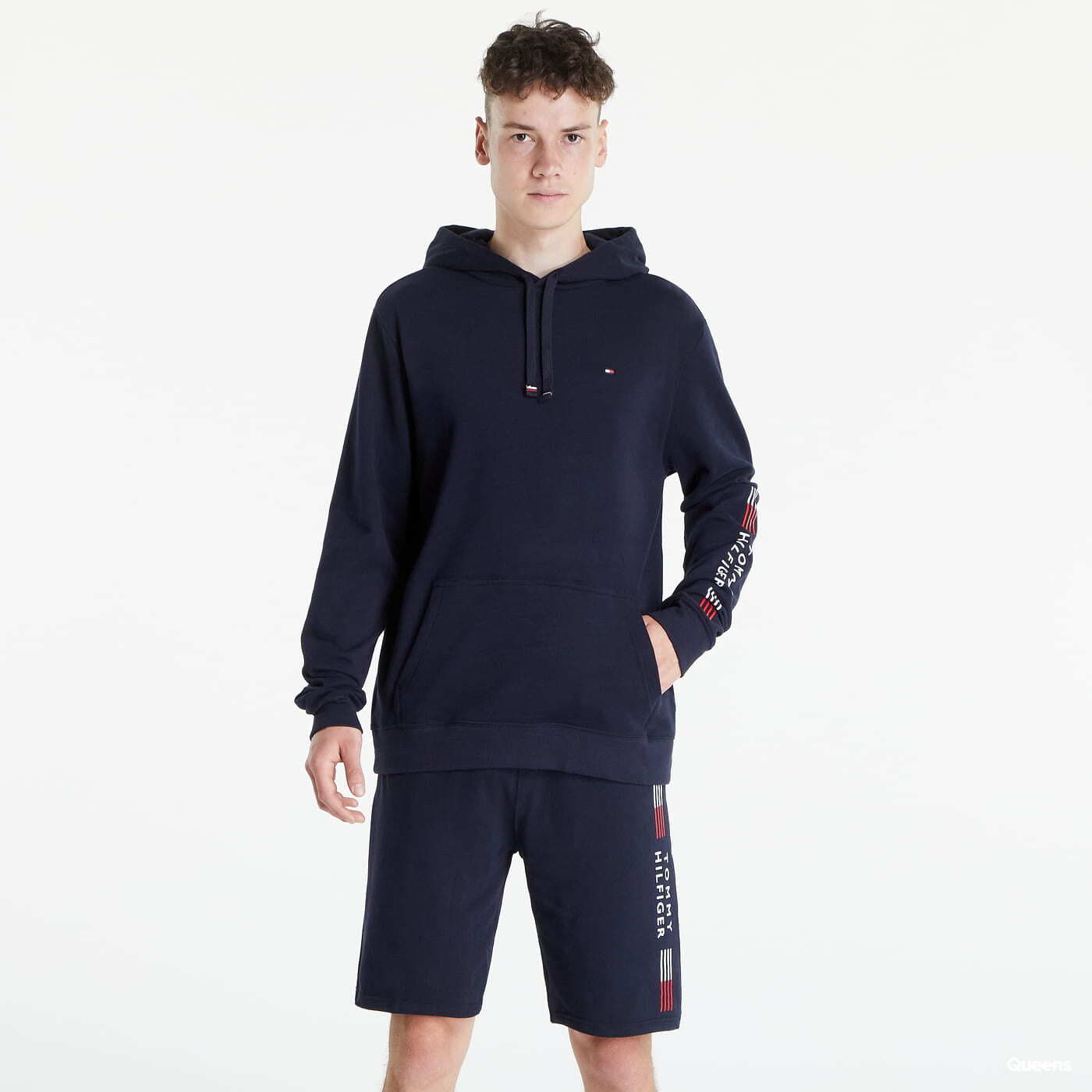 Mikiny Tommy Hilfiger OH Hoodie Navy