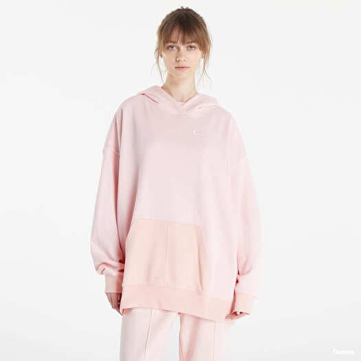 Hoodies and sweatshirts Nike NSW Over Oversized Fleece Hoodie Atmosphere Arctic Orange White Queens