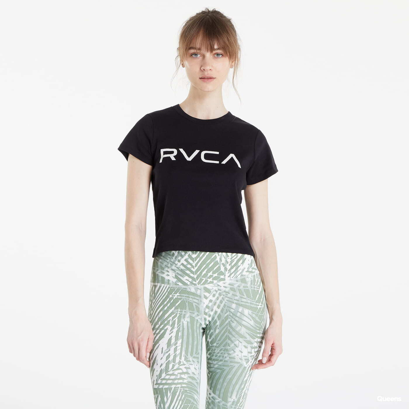 Tričká RVCA Rib Tee černé