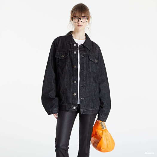 Bunda Urban Classics Organic Basic Denim Jacket Black