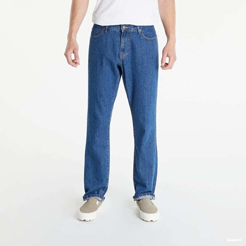 Džínsy Urban Classics Organic Straight Leg Denim Blue