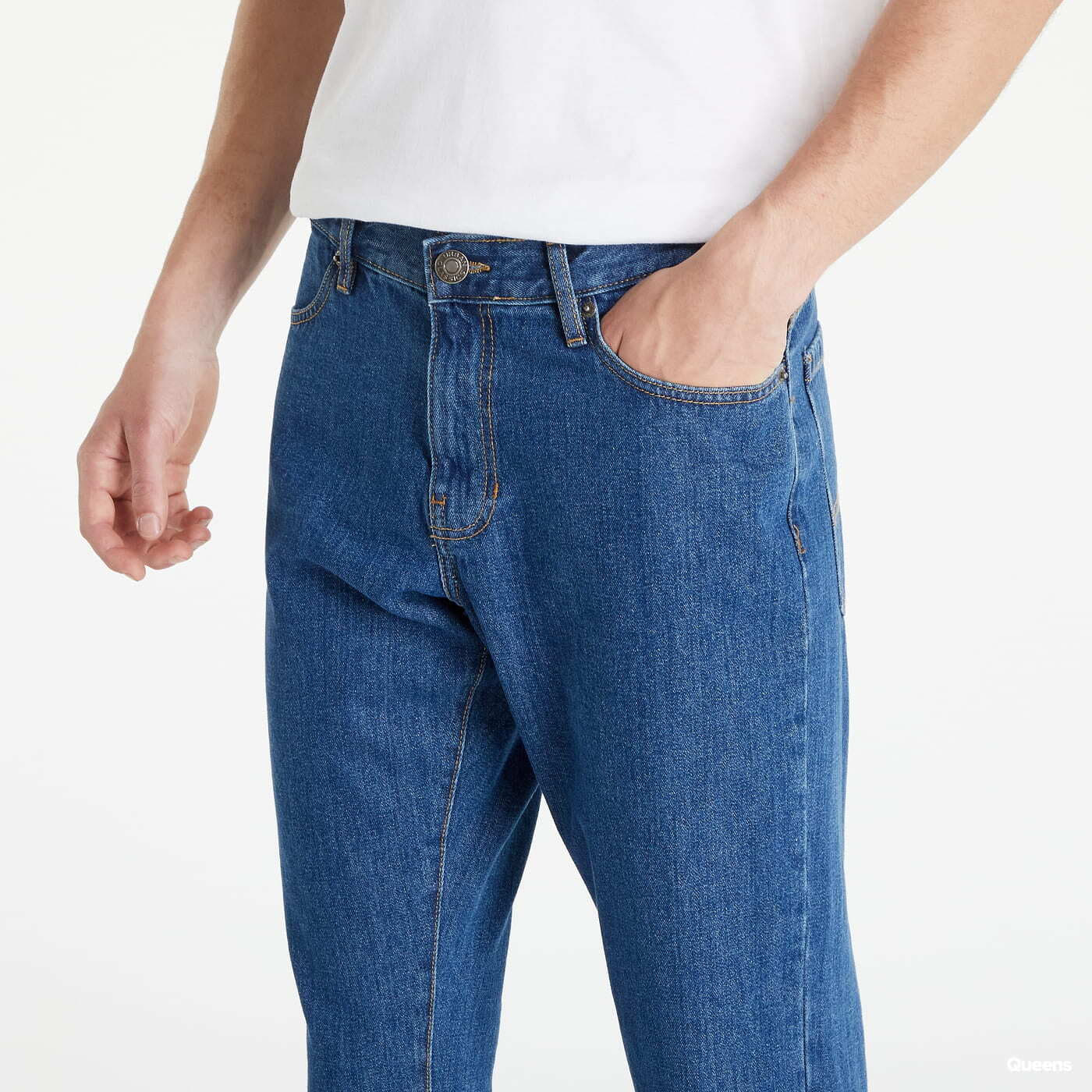 Jeans Urban Classics Organic Straight Leg Denim Blue