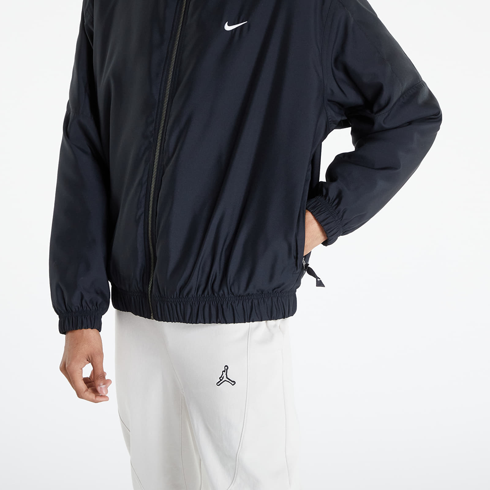 Jackets Nike Solo Swoosh Satin Bomber Jacket Black