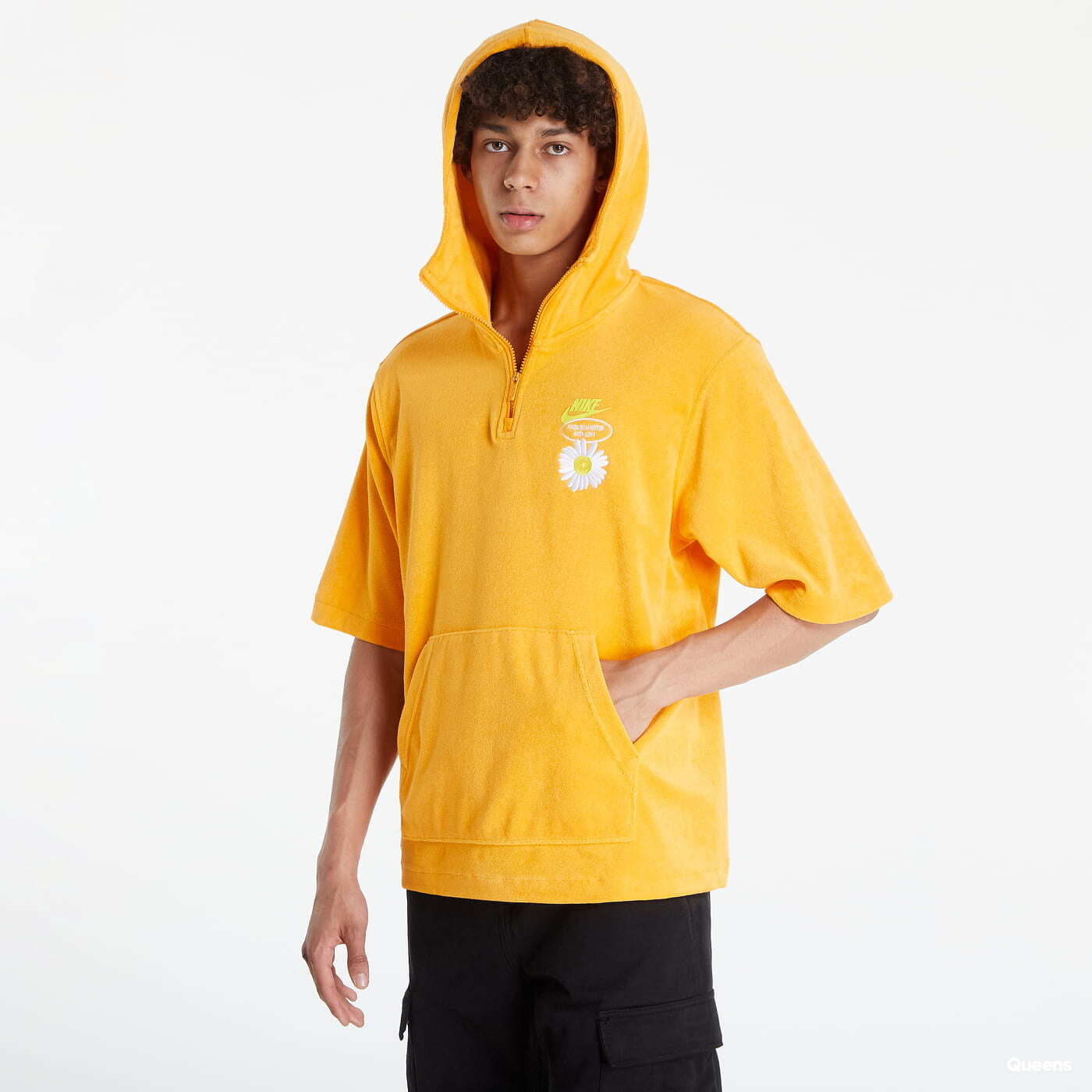 T-Shirts Nike NSW Hbr-S Short Sleeve Top Kumquat/ Medium Blue