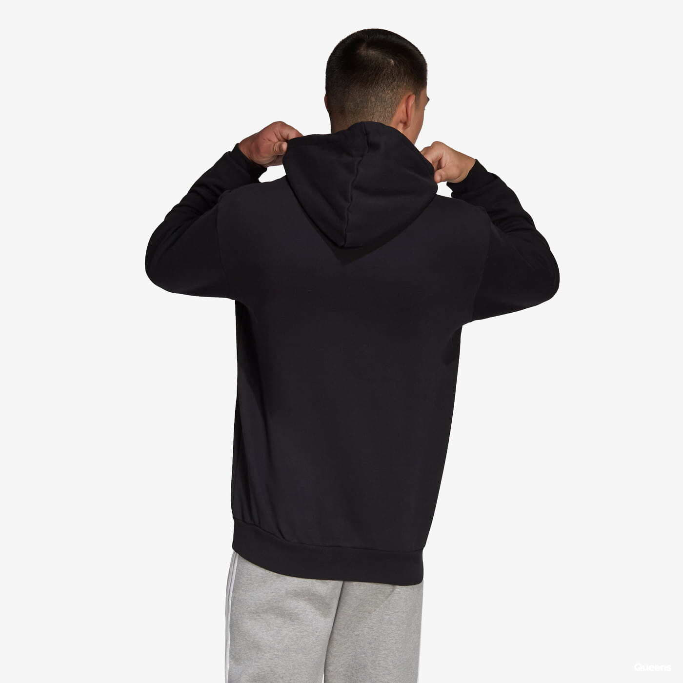Hoodies and sweatshirts adidas Originals Trefoil Hoodie Black Queens