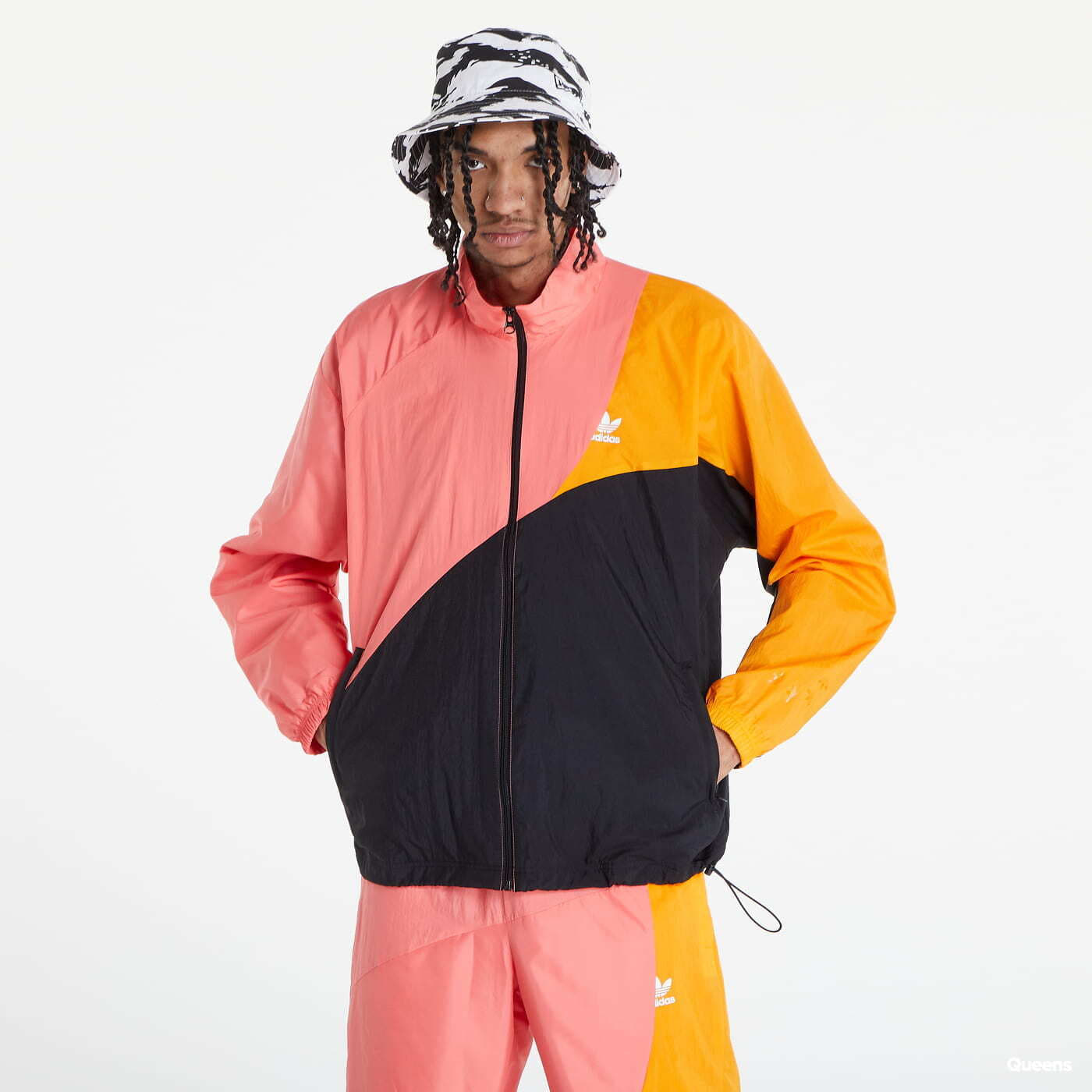 Jachetă adidas Bld Colorblock Track Top Black