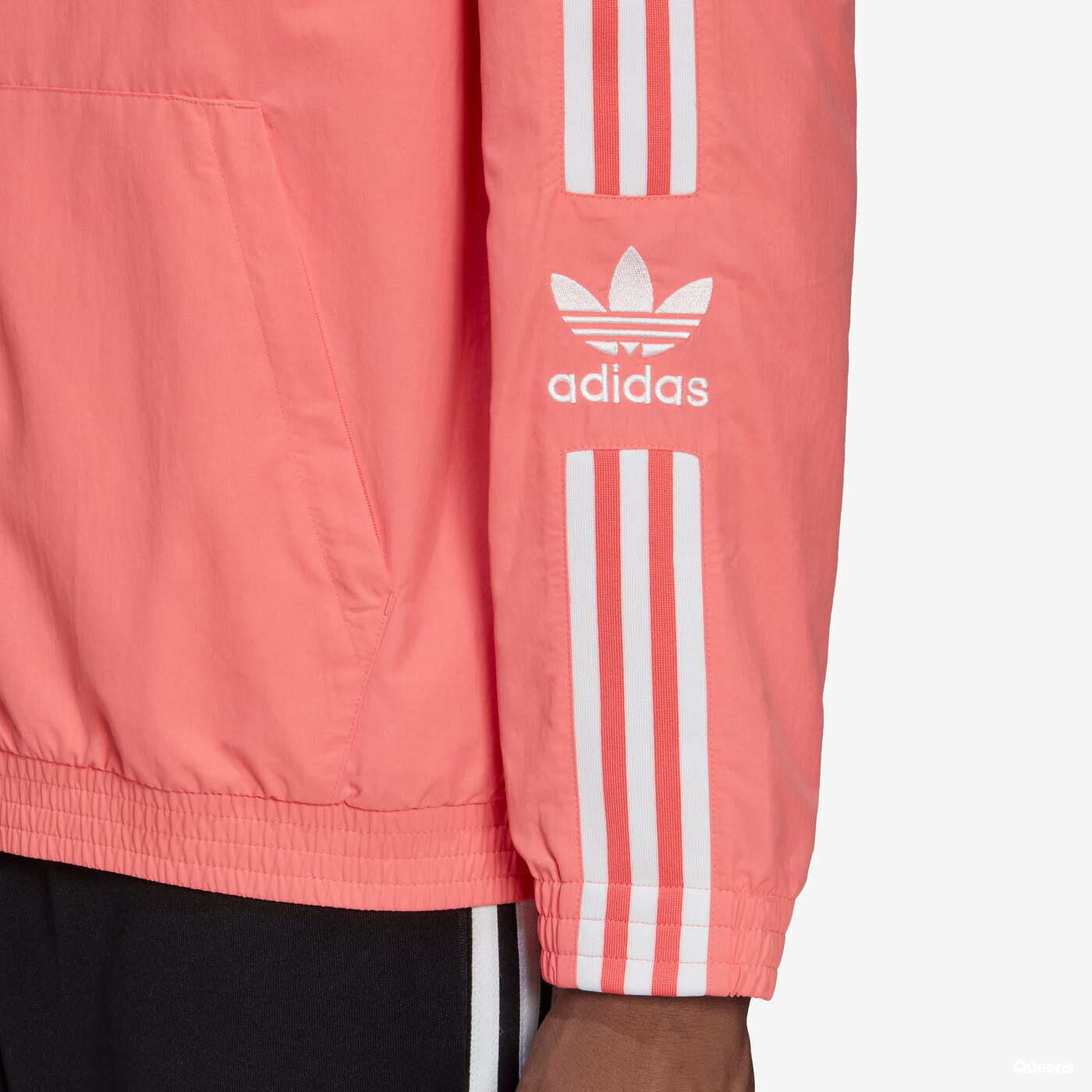Adidas originals locked up logo track jacket in red deals