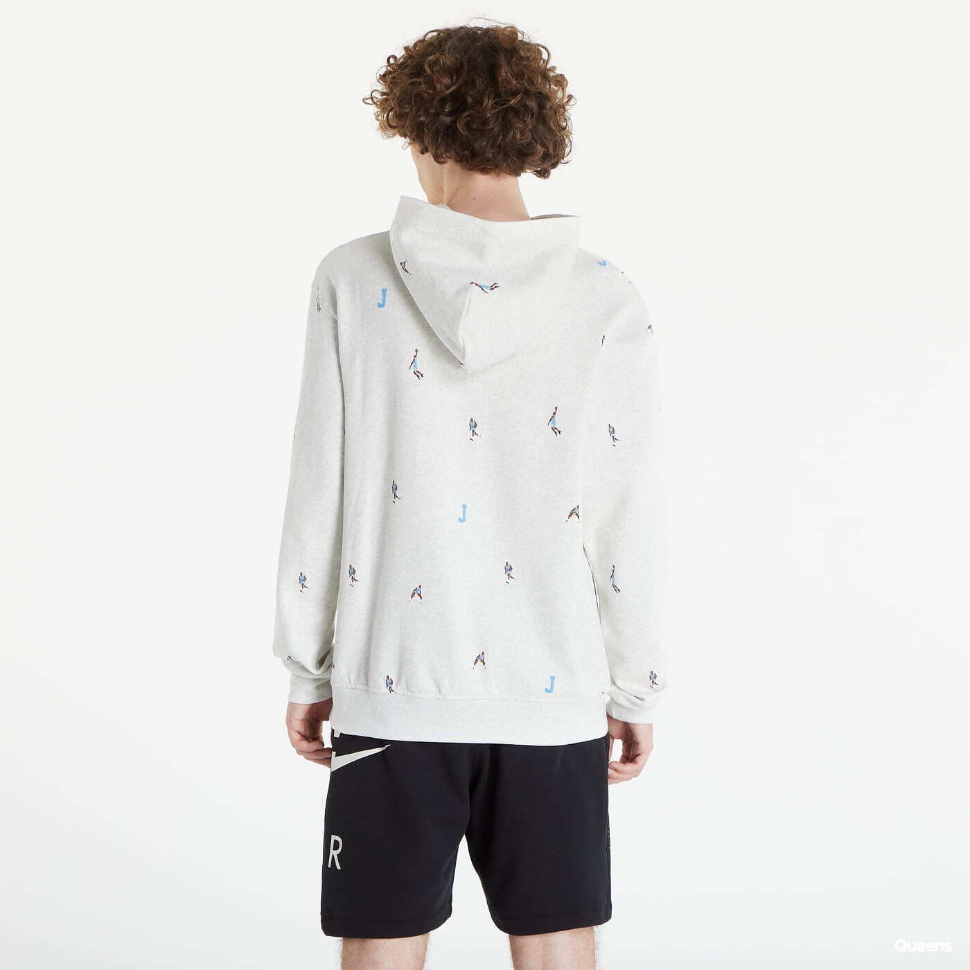 Mikiny Jordan Essentials Fleece Pullover Hoodie White